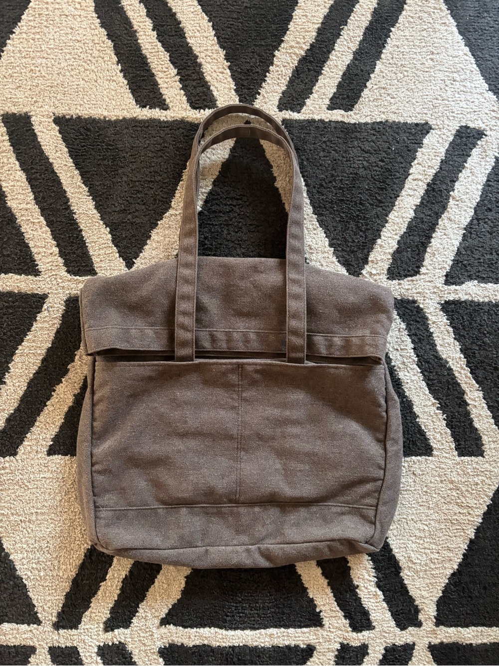 MAKR Fold Weekender Bag Recycled Cotton Heather
